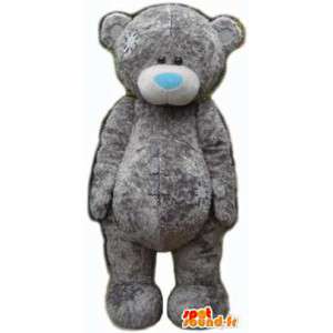 Gris mascota del oso de peluche - oso de peluche del traje gris - MASFR003541 - Oso mascota