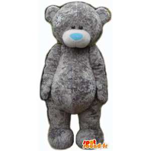 Mascotte grijs teddybeer - Bear Suit grijs pluche - MASFR003541 - Bear Mascot