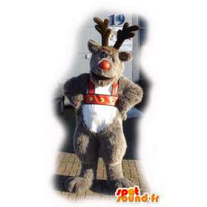 Mascot Santa's reindeer - Reindeer Costume Brown - MASFR003550 - Christmas mascots
