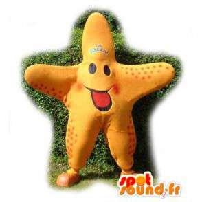 Mascot vormige oranje reuzester - Star Costume - MASFR003553 - Niet-ingedeelde Mascottes