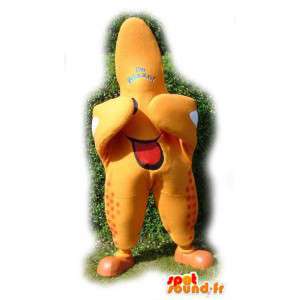 Mascot förmigen orange riesiger Stern - Kostüm Star - MASFR003553 - Maskottchen nicht klassifizierte