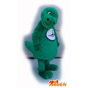 Mascot dinossauro verde customizáveis ​​- Costume Dinosaur - MASFR003557 - Mascot Dinosaur