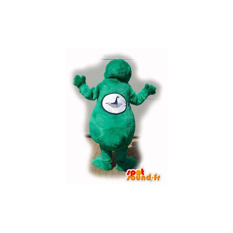 Green dinosaur mascot customizable - Dinosaur Costume - MASFR003557 - Mascots dinosaur