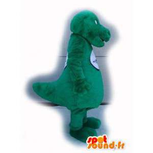 Green dinosaur mascot customizable - Dinosaur Costume - MASFR003557 - Mascots dinosaur