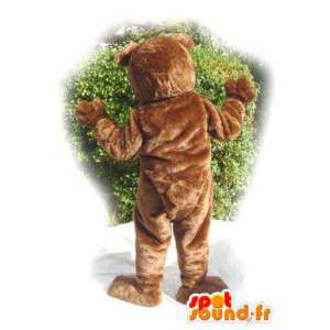 Mascot ursos marrons - uma fantasia de urso marrom - MASFR003558 - mascote do urso