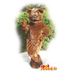 Brown mascota del oso - oso pardo de vestuario - MASFR003558 - Oso mascota