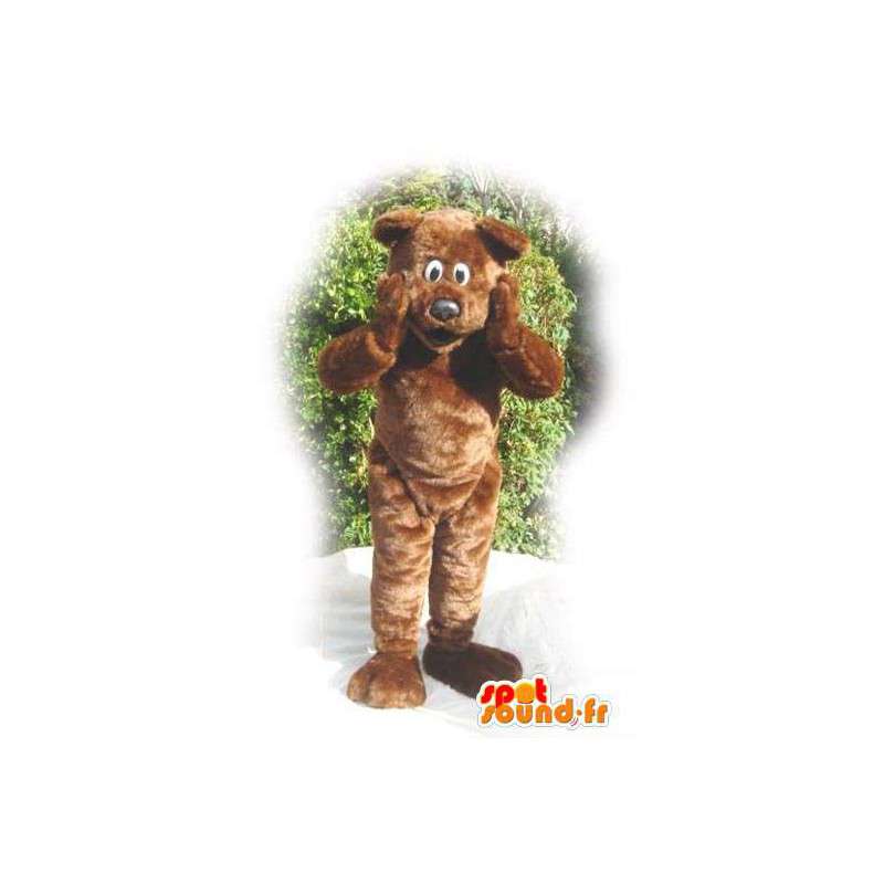 Brown mascota del oso - oso pardo de vestuario - MASFR003558 - Oso mascota