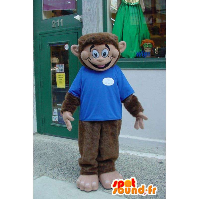 Acquista Mascot peluche scimmia marrone - Monkey Suit in Scimmia mascotte  Cambio di colore Nessun cambiamento Formato L (180-190 Cm) Schizzo prima  della produzione (2D) No Con i vestiti? (se presente sulla
