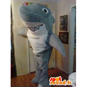 Mascote tubarão cinzento - tubarão Disguise - MASFR003581 - mascotes tubarão