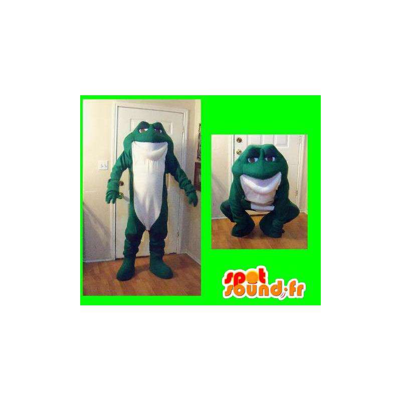 Mascot giant green toad - toad Disguise - MASFR003587 - Mascots frog