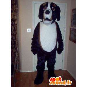 Saint Bernard Dog Mascot - Costume tricolor dog - MASFR003591 - Dog mascots
