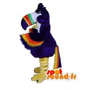 Flerfarvet toucan maskot - Toucan kostume - Spotsound maskot