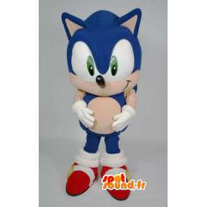 Mascotte de Sonic, célèbre hérisson bleu de jeux vidéo - Sonic - MASFR003605 - Mascottes Personnages célèbres