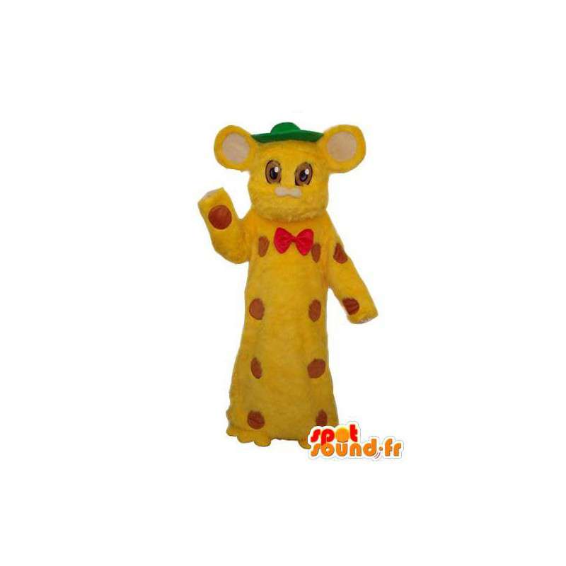 Gatto mascotte gialla - Cat costume peluche - MASFR003607 - Mascotte gatto