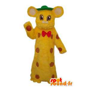 Mascotte de chat jaune – Déguisement de chat en peluche - MASFR003607 - Mascottes de chat