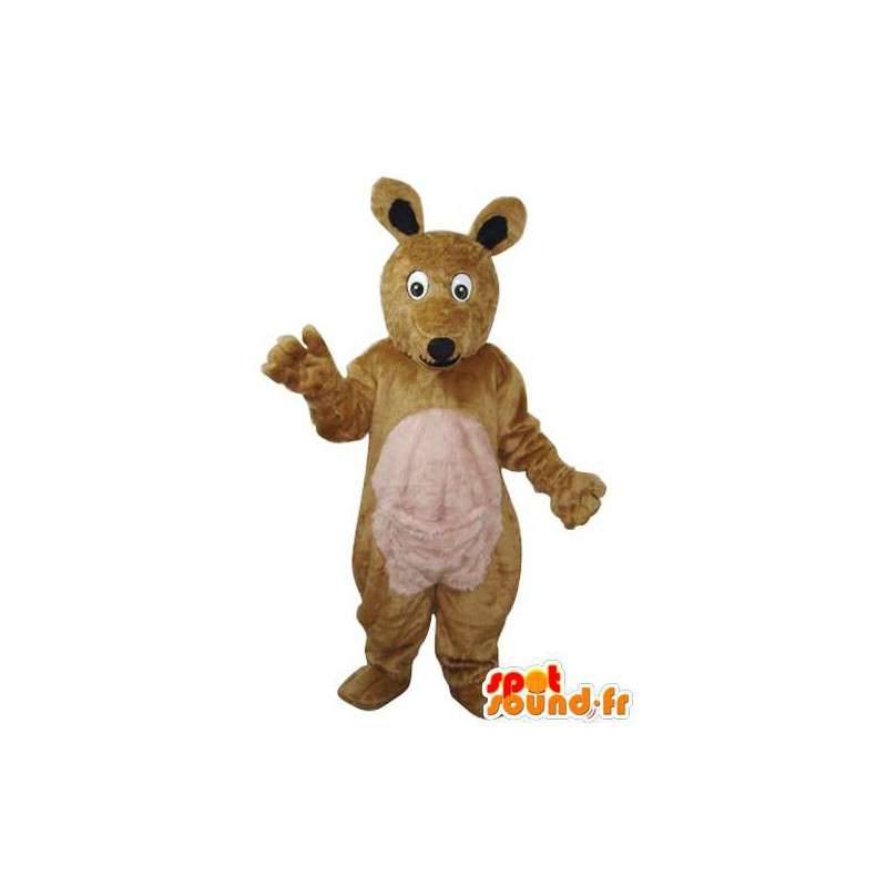 Maskot myš hnědá - brown mouse kostým - MASFR003615 - myš Maskot
