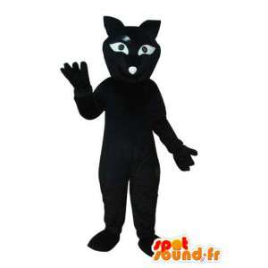 Outfit Schwarze Katze - Black Cat Kostüm - MASFR003616 - Katze-Maskottchen