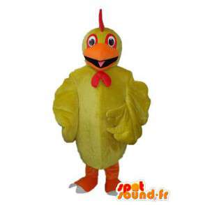 Ausstaffierung gelbe Entlein orange - Ente Maskottchen - MASFR003618 - Enten-Maskottchen