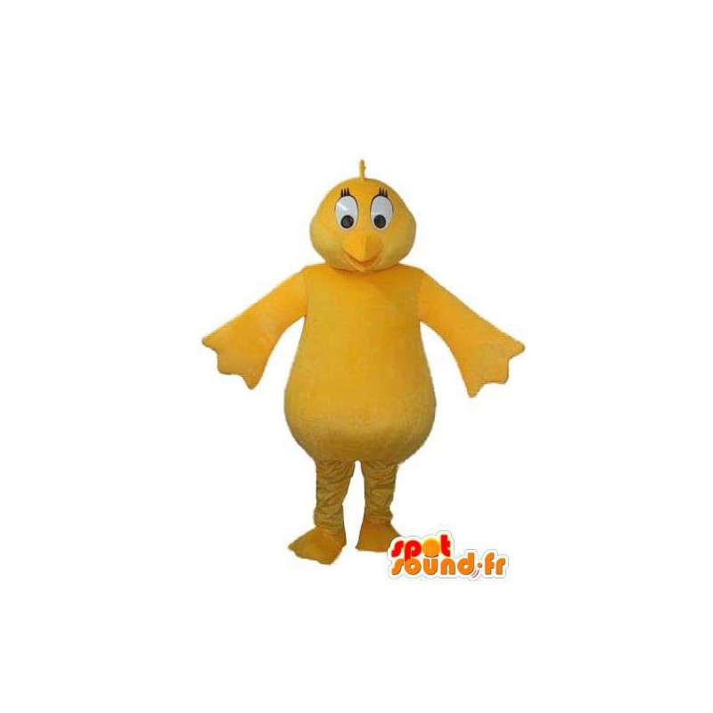 Mascotte de poussin jaune uni – Déguisement de poussin jaune  - MASFR003621 - Mascotte de Poules - Coqs - Poulets