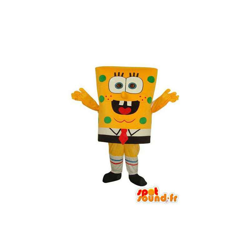 Mascotte du personnage bob l’éponge – Déguisement Bob l’éponge  - MASFR003628 - Mascottes Bob l'éponge