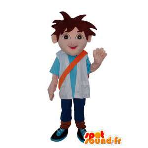 Pehmeä ja mukava Boy Mascot - merkki puku - MASFR003639 - Maskotteja Boys and Girls