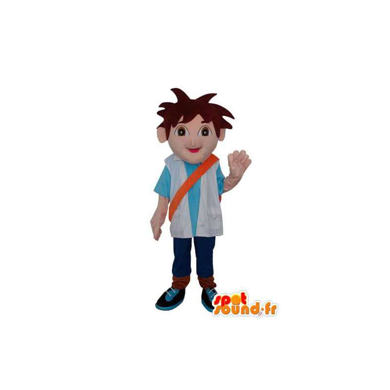 Myk og behagelig Boy Mascot - tegnet drakt - MASFR003639 - Maskoter gutter og jenter