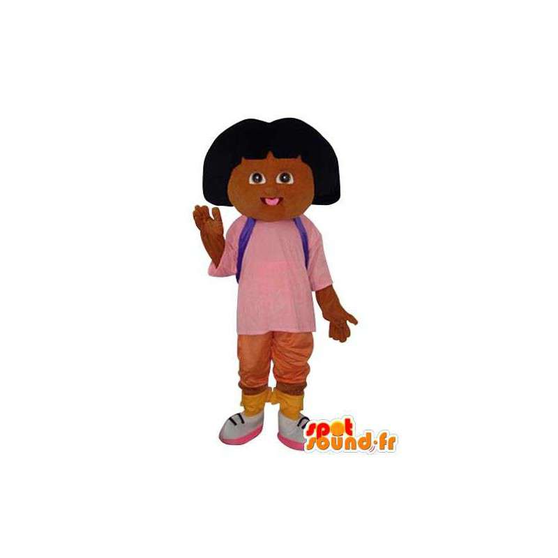 Girl mascot plush brown - Costume character - MASFR003642 - Mascots boys and girls