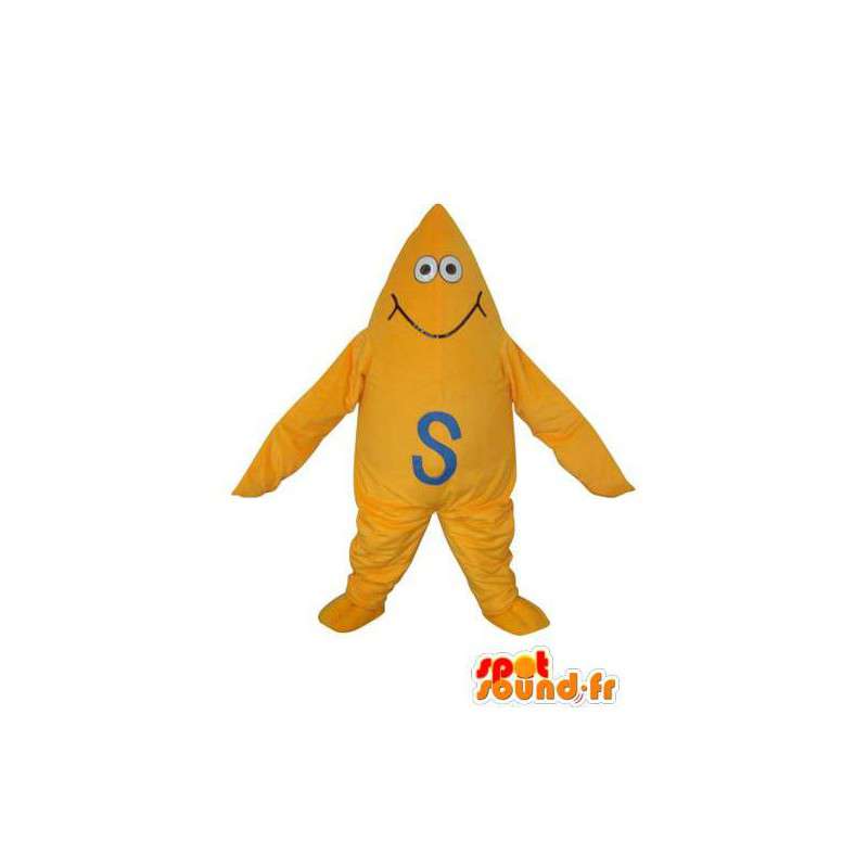 Foguete amarelo da mascote de pelúcia - Costume Plush - MASFR003646 - objetos mascotes