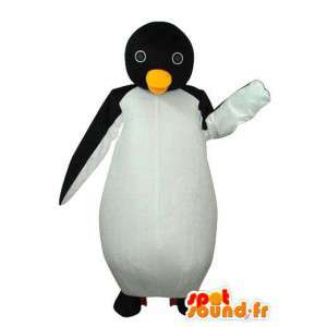 Sort og hvid pingvin kostume - Penguin outfit - Spotsound maskot