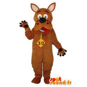 Brun scooby doo maskot - brun scooby doo kostume - Spotsound