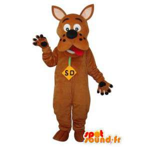 Brun scooby doo maskot - brun scooby doo kostume - Spotsound