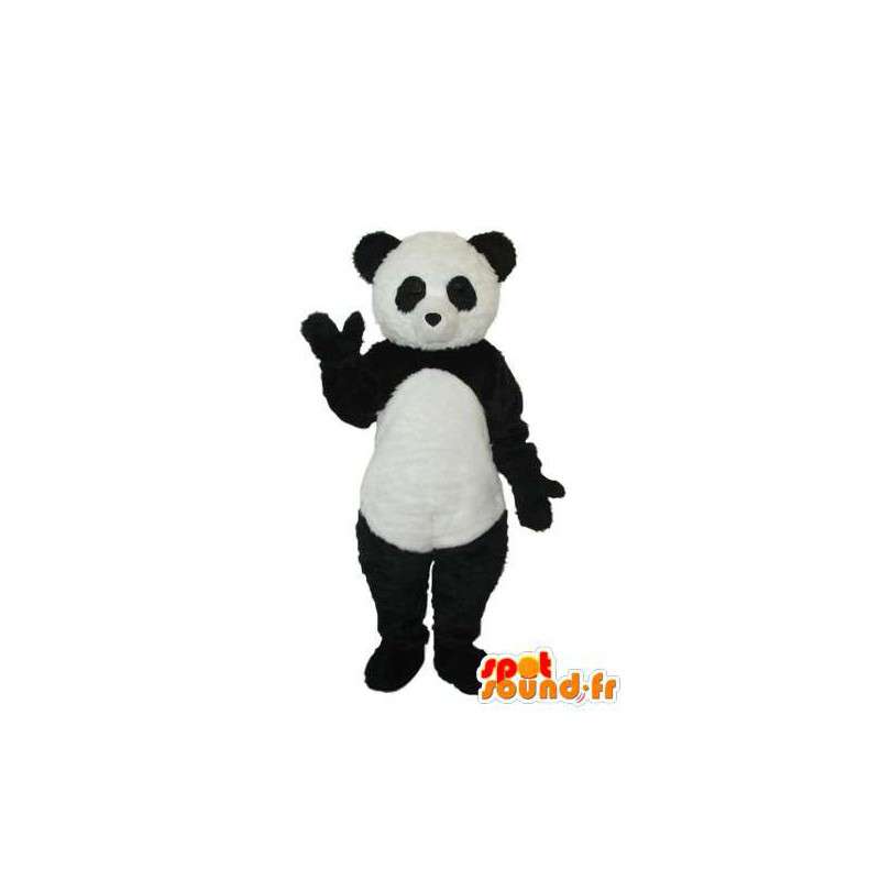 Mascot negro panda blanco - Panda Disfraces - MASFR003662 - Mascota de los pandas