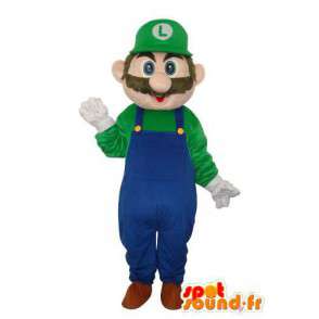 Luigi mascote - traje personagem do jogo - MASFR003668 - Mario Mascotes