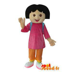 Girl stuffed mascot - Costume character  - MASFR003674 - Mascots boys and girls