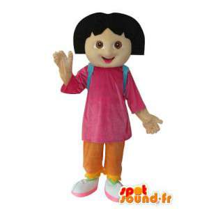 Mädchen-Plüsch-Maskottchen - Kostüm Charakter - MASFR003674 - Maskottchen-jungen und Mädchen
