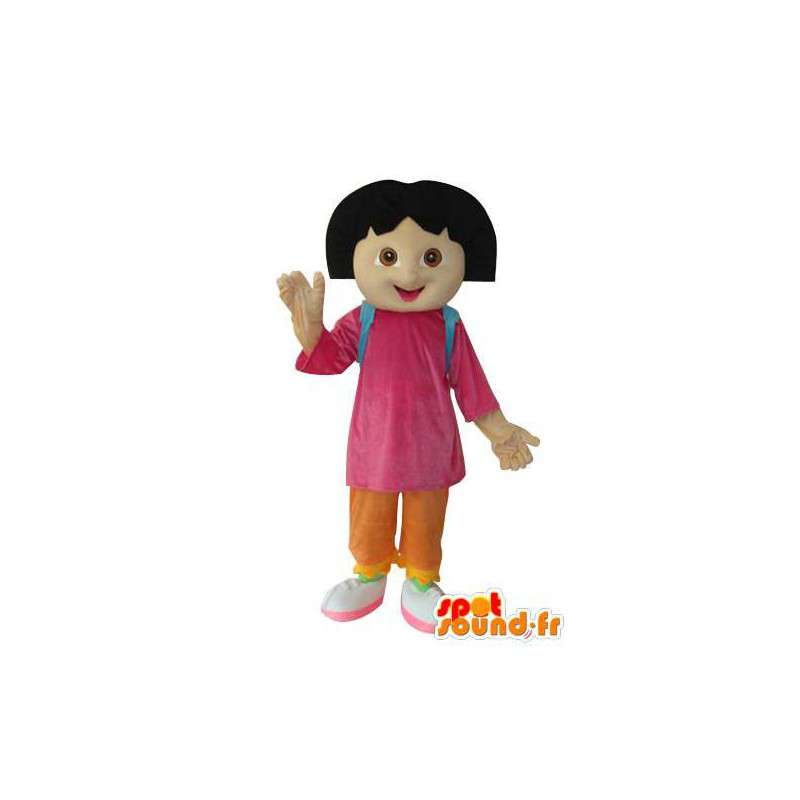 Mascotte de fillette en peluche - Costume de personnage  - MASFR003674 - Mascottes Garçons et Filles