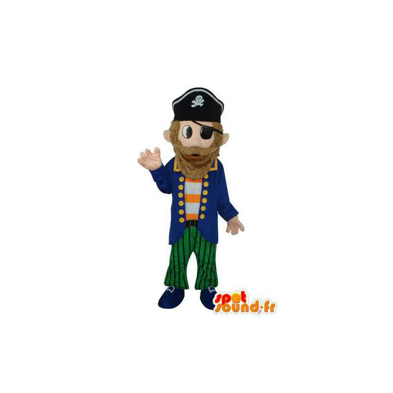 Mascot pirata carácter felpa mar - MASFR003678 - Mascotas de los piratas