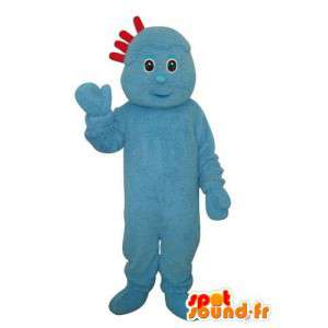 Mascota azul carácter felpa - personaje de vestuario - MASFR003680 - Mascotas sin clasificar