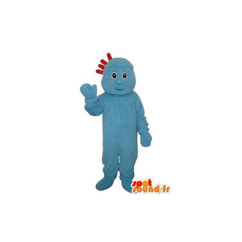 Mascota azul carácter felpa - personaje de vestuario - MASFR003680 - Mascotas sin clasificar