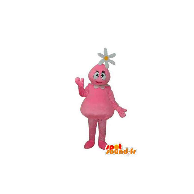 Merkki maskotti pink teddy - merkki puku - MASFR003682 - Mascottes non-classées