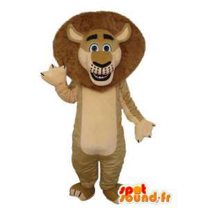 Marrom leão mascote - leão disfarce de pelúcia - MASFR003693 - Mascotes leão