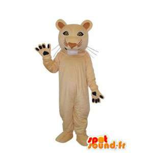 Panther mascotte Camelle chiara - Panther costume - MASFR003695 - Mascotte tigre