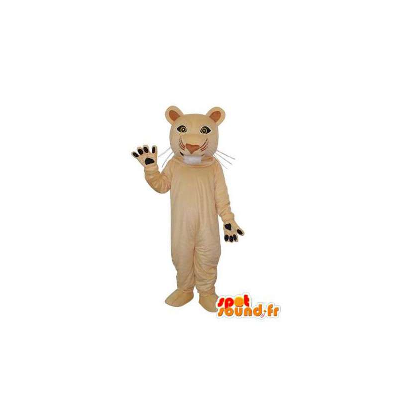 Mascot pantera Camelle clara - traje pantera - MASFR003695 - Tiger Mascotes