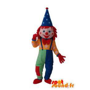 Flerfarget sirkus maskot - karakter sirkus drakt - MASFR003698 - Maskoter Circus