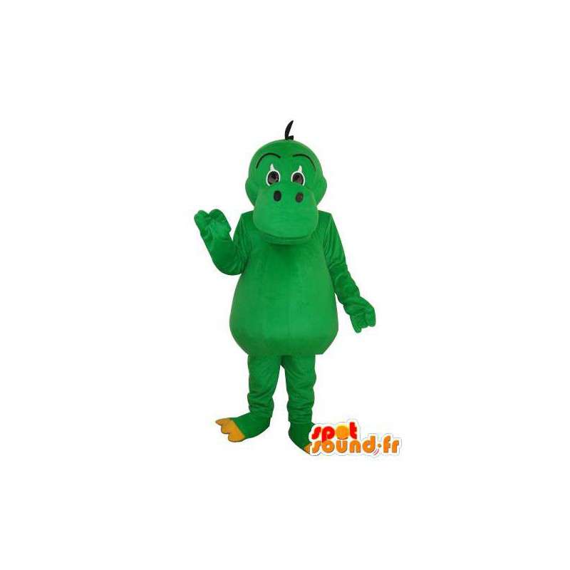 Green Hippo Maskot Británie - Hippo Costume - Maskoti hrocha - MASFR003704 - SpotSound.fr