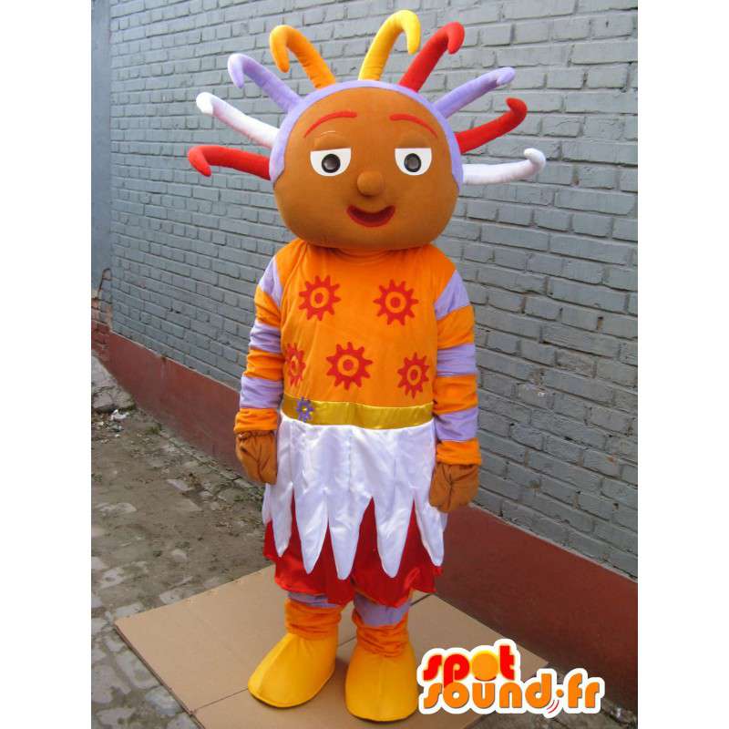 Mascot African princess - Princess Costume African rasta - MASFR00290 - Mascots fairy