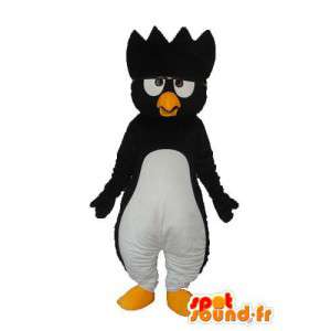 Mascot branco e pinguim preto amarelo - Pinguim Suit - MASFR003711 - pinguim mascote