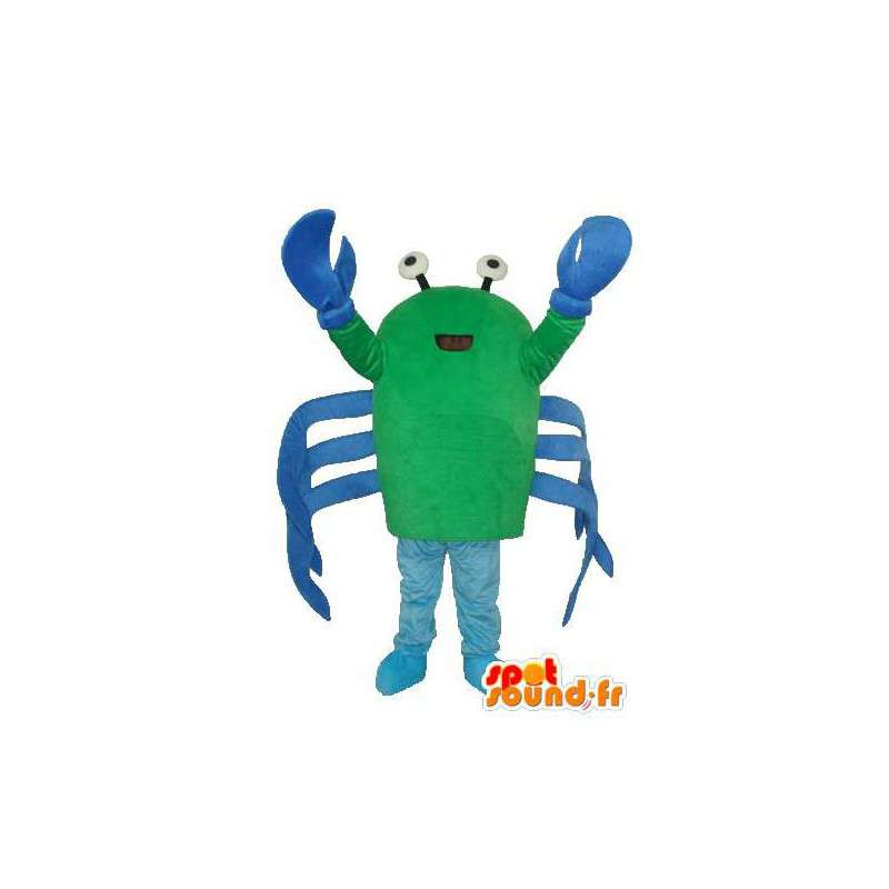 Langosta azul mascota de felpa verde - traje de langosta - MASFR003718 - Langosta de mascotas