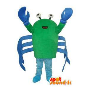 Langosta azul mascota de felpa verde - traje de langosta - MASFR003718 - Langosta de mascotas