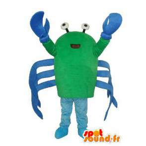 Lobster mascotte peluche verde blu - costume da aragosta - MASFR003718 - Aragosta mascotte